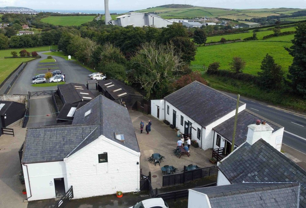 The Home of Rest for Old Horses from the air